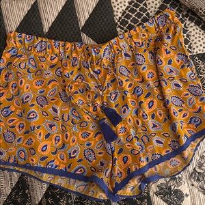 Aerie Vibrant Floral Patterned Shorts